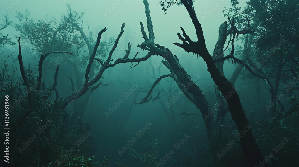 An eerie forest at dusk, where twisted trees loom above, their branches reaching like skeletal hands, and the distant howl of wolves fills the air. An eerie forest at dusk, where twisted trees loom above, their branches reaching like skeletal hands, and the distant howl of wolves fills the air.
