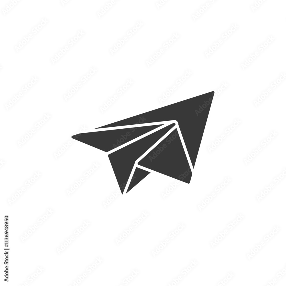 Send Icon Set Vector illustration in black Send Icon Set Vector illustration in black