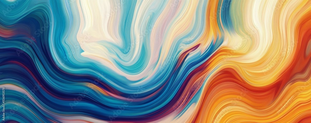 Fototapeta premium Modern Design Texture Wallpaper. Contemporary Painting.