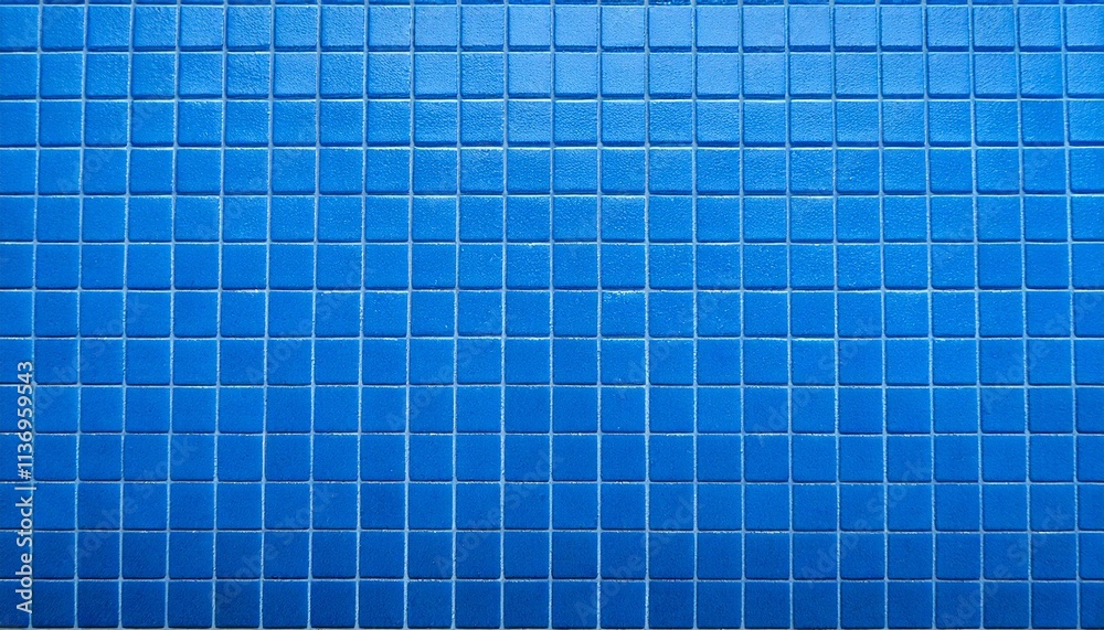 blue mosaic tiles