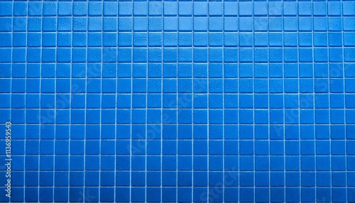 blue mosaic tiles