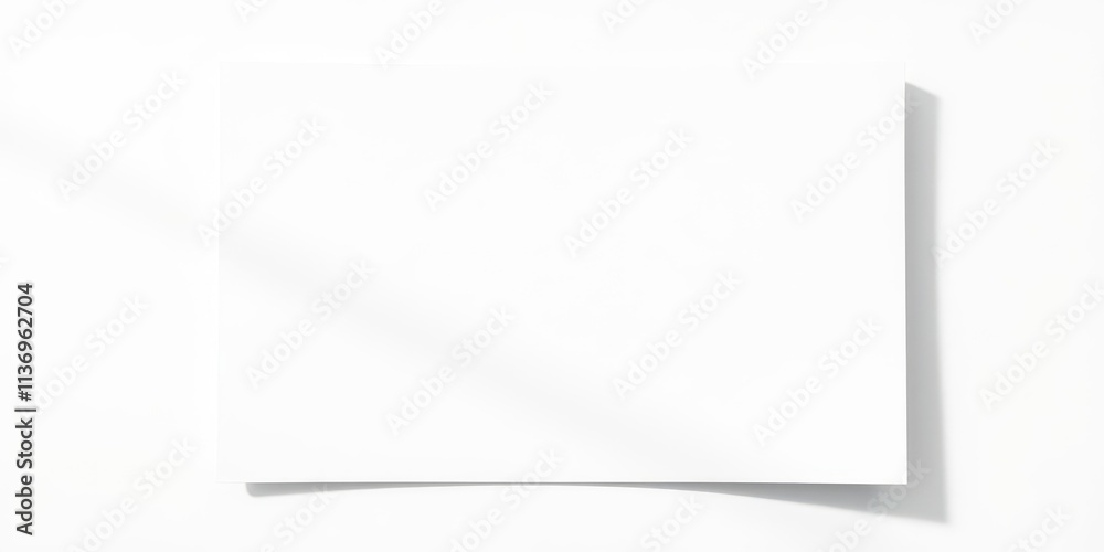 Clean and modern isolated flyer mockup on white background with shadows, design, marketing, corporate Clean and modern isolated flyer mockup on white background with shadows, design, marketing, corporate
