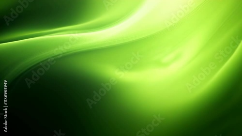 Green background with a green line. The line is curved and has a wavy appearance. The background is mostly green with some white and black