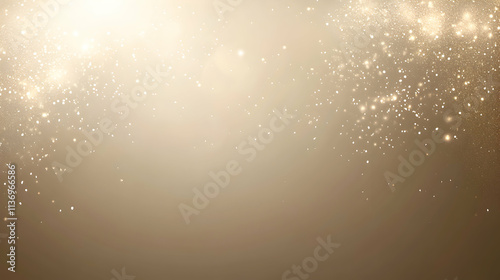 Elegant gold background with sparkling glitter particles, perfect for celebratory designs, invitations, or website headers.  Adds a luxurious and festive feel.