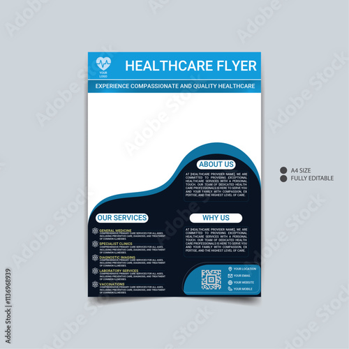Health Checkup Flyer Design Template