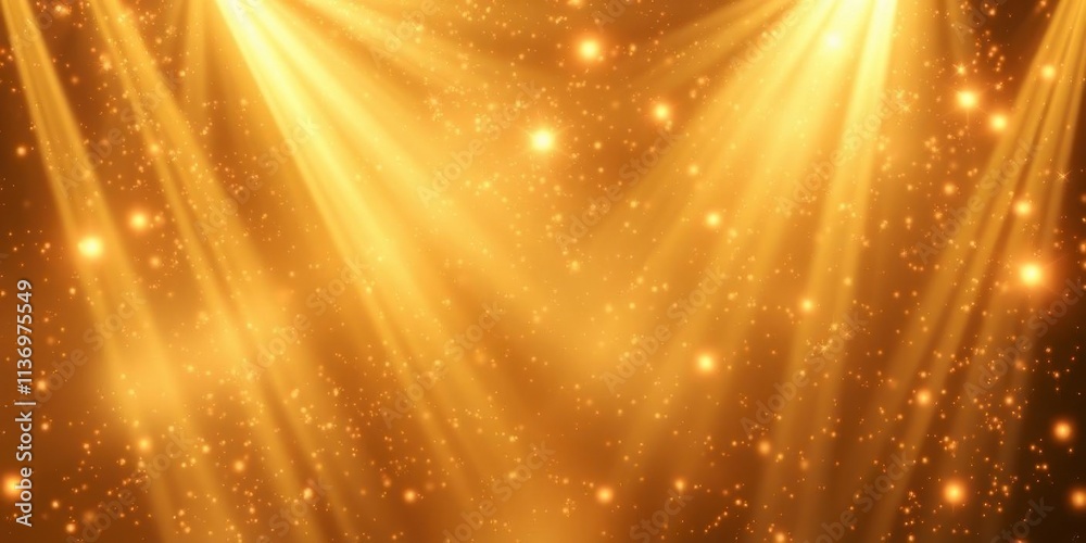 Gold lights rays illuminating a dark background creating a mystical and enchanting atmosphere, enchanting, celestial Gold lights rays illuminating a dark background creating a mystical and enchanting atmosphere, enchanting, celestial