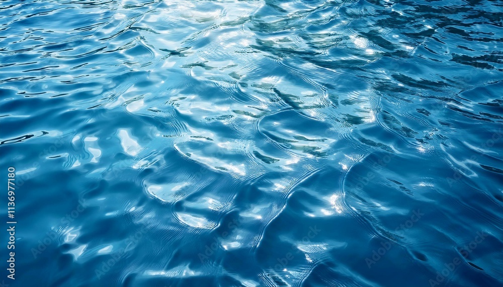 Obraz premium blue water background