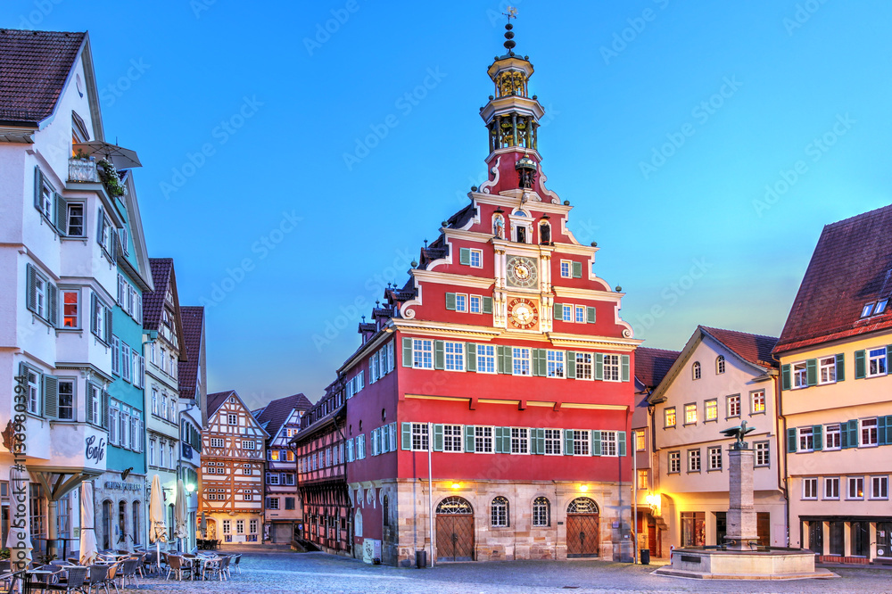 Obraz premium Rathaus of Esslingen am Neckar, near Stuttgart, Germany