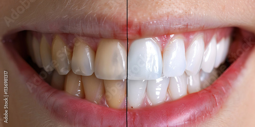 Before and After Teeth Whitening Comparison