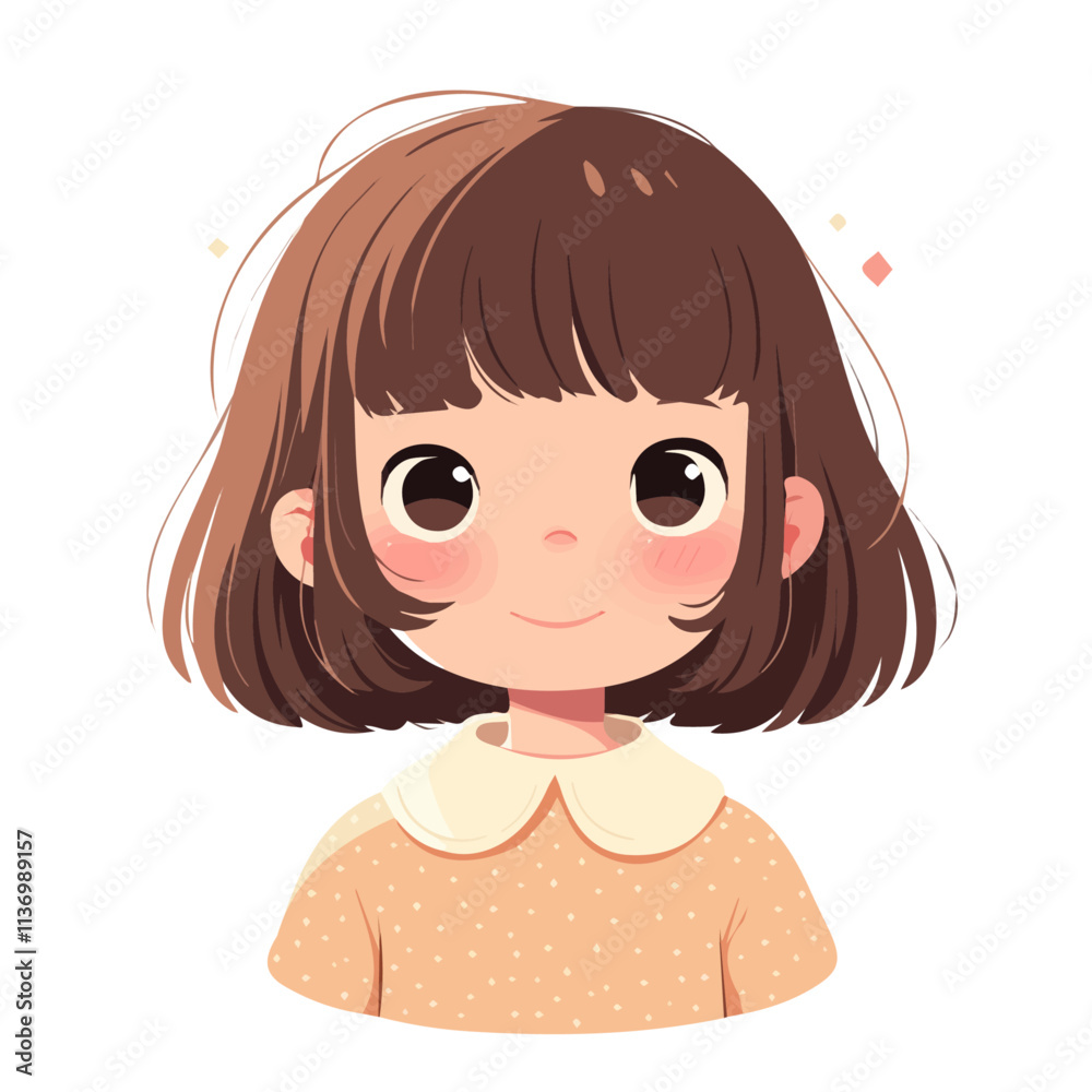 She_has_Blunt_Bangs_hairstyle_Flat_2D_cute_little_girl She_has_Blunt_Bangs_hairstyle_Flat_2D_cute_little_girl