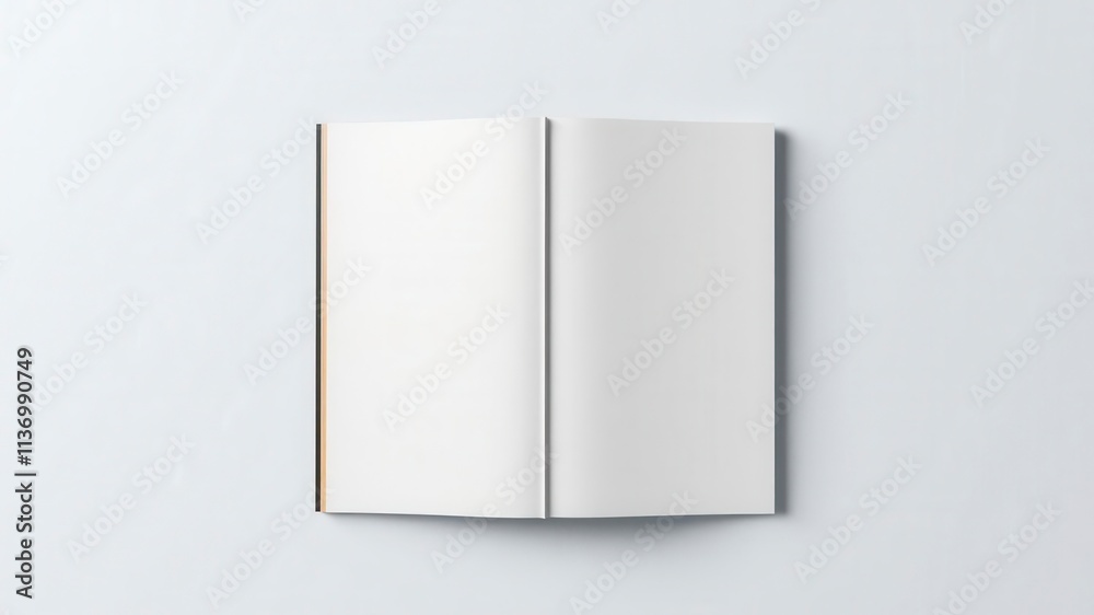 Front and back book cover mockups with blank pages and realistic texture, blank pages, template Front and back book cover mockups with blank pages and realistic texture, blank pages, template
