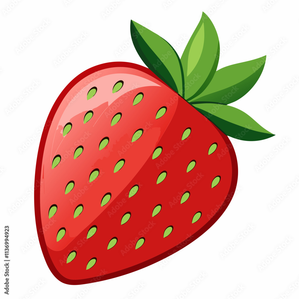 Strawberry vecto White background Strawberry vecto White background