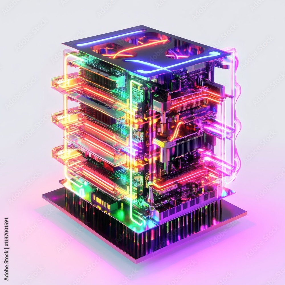 A colorful quantum compute A colorful quantum compute