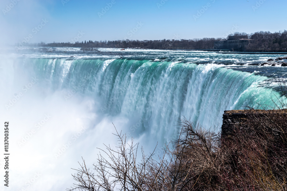 Fototapeta premium View of Horseshoe Falls. Niagara Falls. Canada..