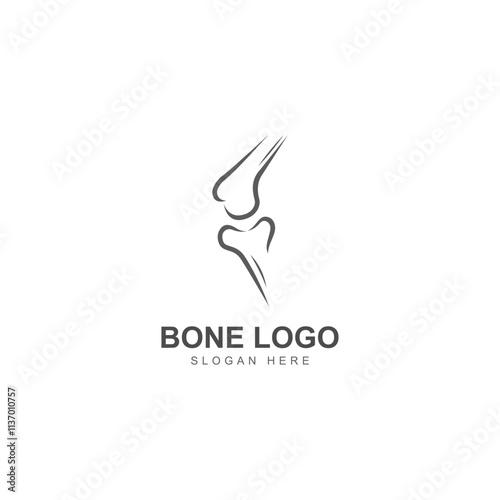 bone logo icon vector design