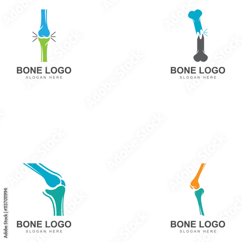 bone logo icon vector design