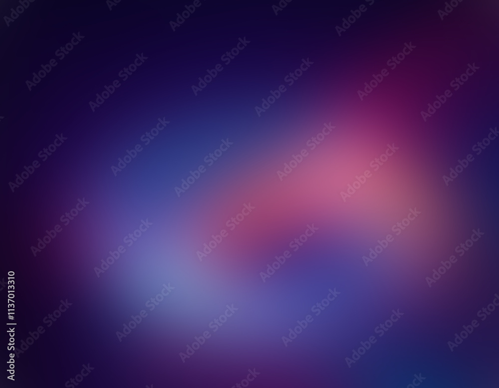 Fototapeta premium Blurred 3D render, abstract colorful background illuminated with vibrant neon lights, glowing curvy shapes, fluid patterns, dynamic motion, bright luminous beams, smooth gradients, futuristic surreal 