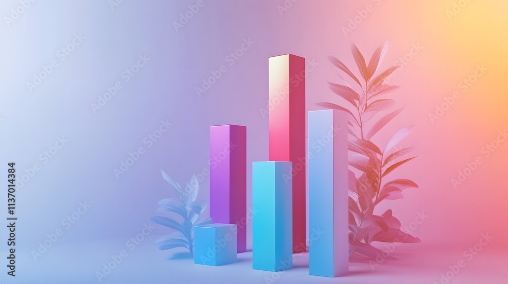 Abstract concept of finance and investment, money growth, ROI return on investment Abstract concept of finance and investment, money growth, ROI return on investment