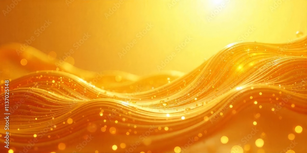 Golden Waves of Liquid Gold: Abstract Background Image Golden Waves of Liquid Gold: Abstract Background Image