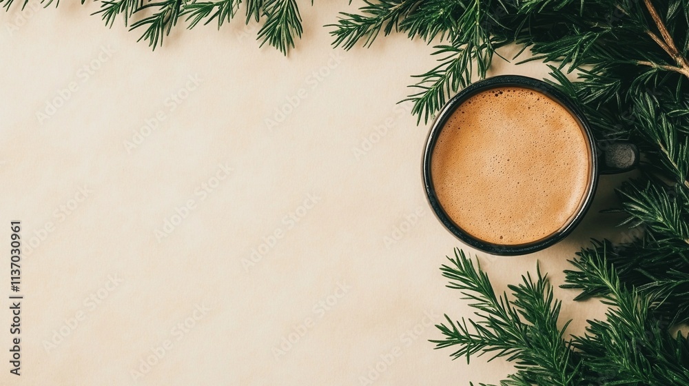Coffee shop mock-up showcasing blank paper and a coffee cup, ideal for promotional materials, branding visuals, or menu ideas Coffee shop mock-up showcasing blank paper and a coffee cup, ideal for promotional materials, branding visuals, or menu ideas