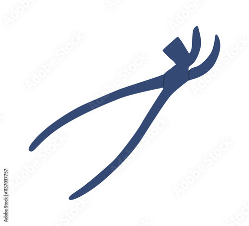 Pliers shoemaker tool vector illustration