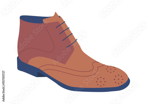 Male fashion shoes with laces