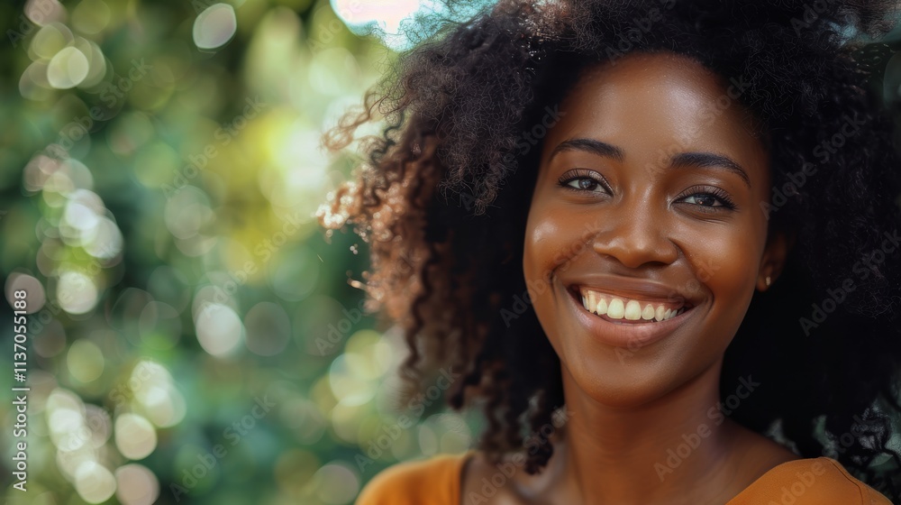 Confident woman smiling in a stylish outdoor setting, showcasing beauty and ambition in fashion, as a model or designer Confident woman smiling in a stylish outdoor setting, showcasing beauty and ambition in fashion, as a model or designer