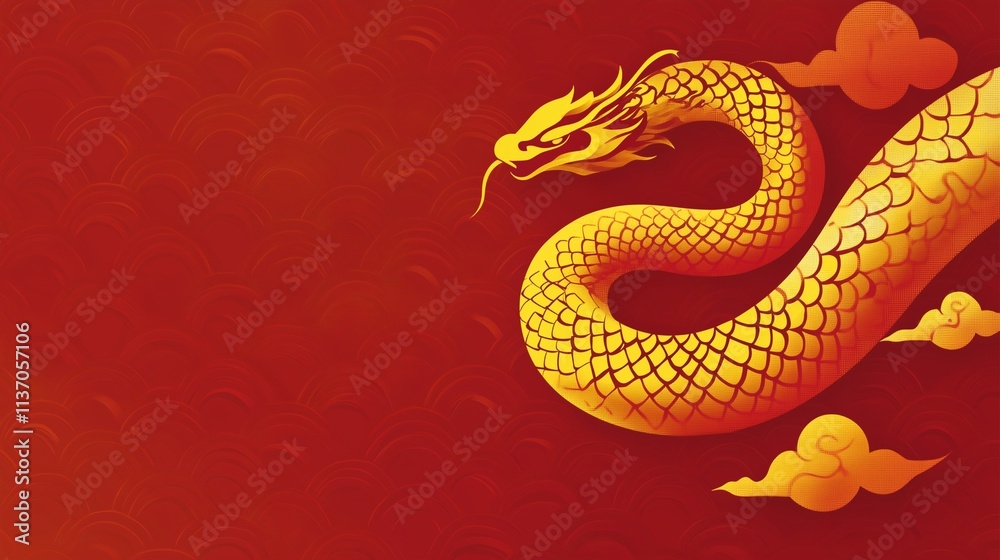 Chinese New Year 2025 Year of the Snake background Chinese New Year 2025 Year of the Snake background