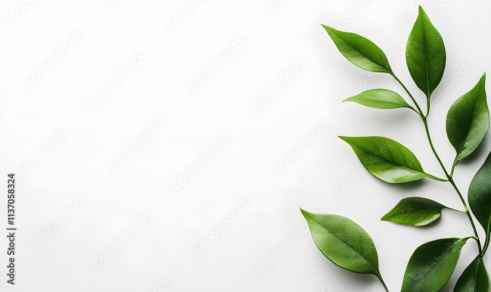leaf and green Scenery Image clean simple background,generation AI leaf and green Scenery Image clean simple background,generation AI