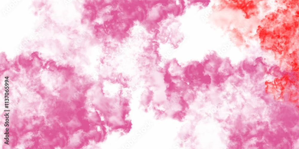 Obraz premium Abstract Colorful Smokey Cloud Shades Aquarelle Background. Hand Painted Watercolor splashes on Parchment Paper Background for Website, Wallpaper, Fabric Printing, Brochures, Luxury/Premium Packaging 