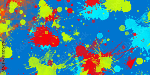 Abstract Multicolored aquarelle artwork Creative paint gradients grunge & color splashes. Seamless watercolor textured Dye Design Background for Website, Fabric Printing, Brochures, Premium Packaging
