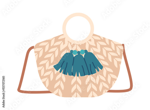 Fashion female handbag vector illustration