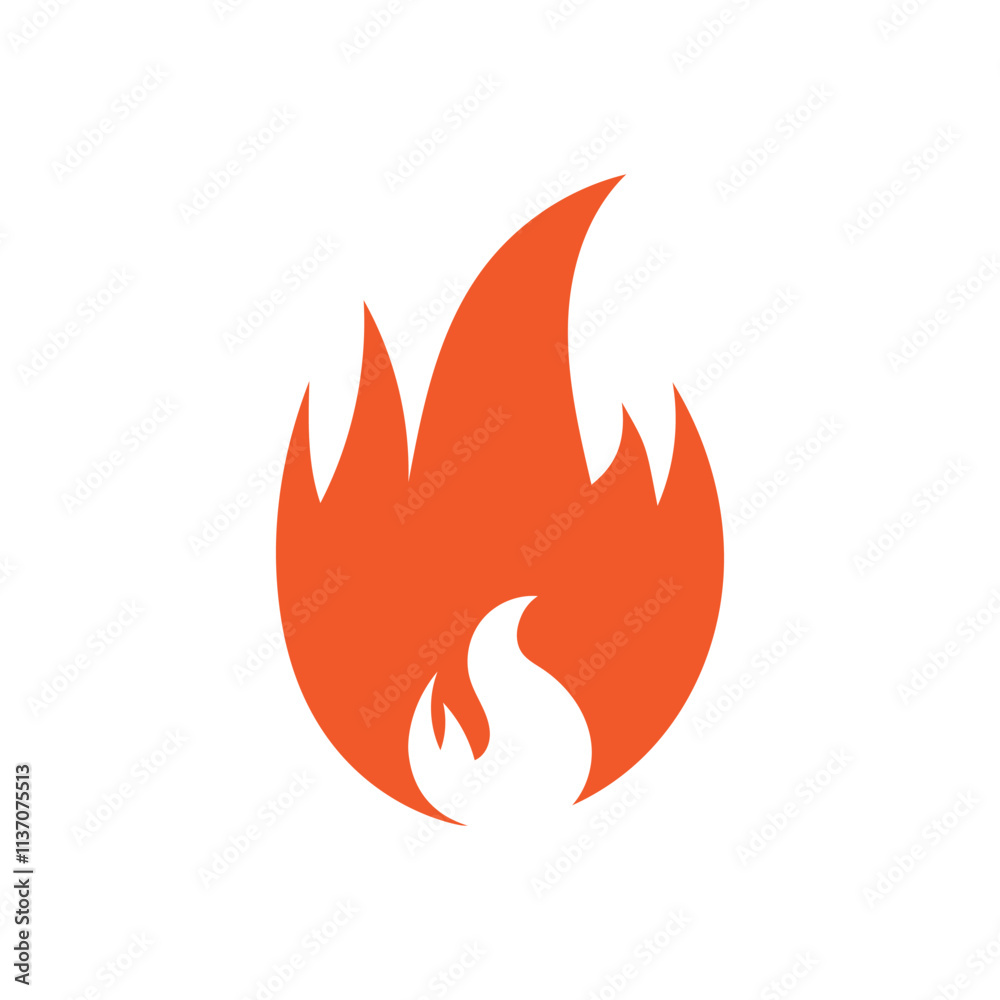 Fire logo design illustration and fire symbol Fire logo design illustration and fire symbol