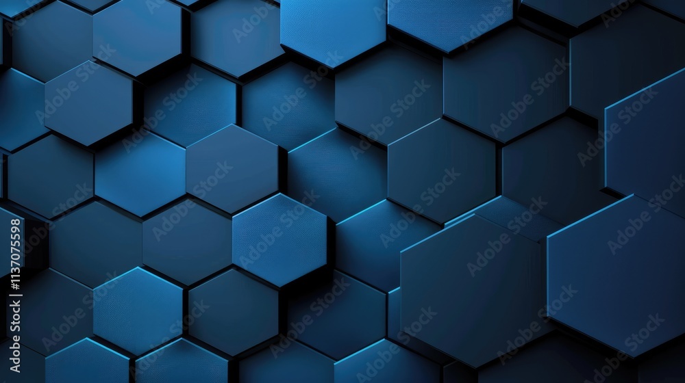 A textured background featuring interlocking blue hexagons, ideal for digital designs. A textured background featuring interlocking blue hexagons, ideal for digital designs.