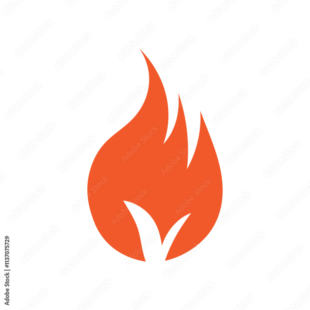 Fire logo design illustration and fire symbol Fire logo design illustration and fire symbol