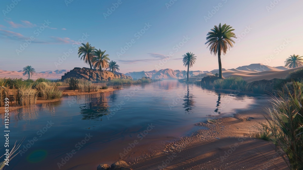 Sahara Desert Oasis Sahara Desert Oasis