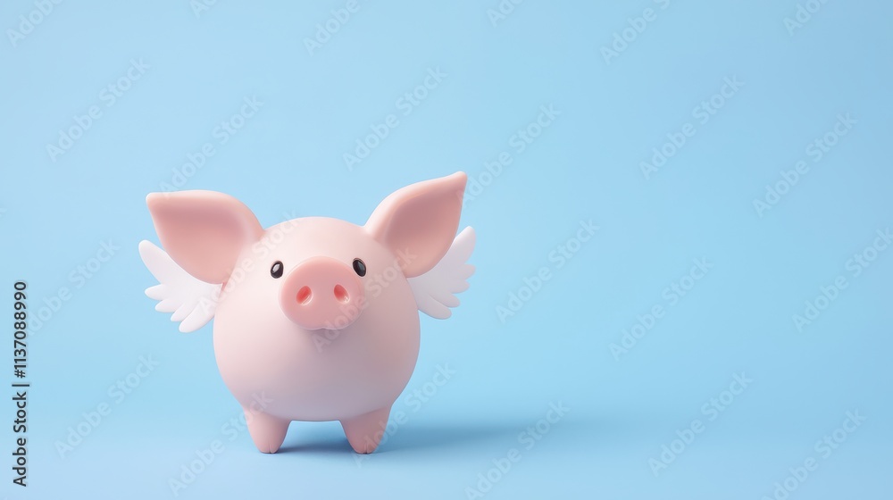 Funny valentine: Love is real, and so are flying pigs! The cutest dream come true. Funny valentine: Love is real, and so are flying pigs! The cutest dream come true.