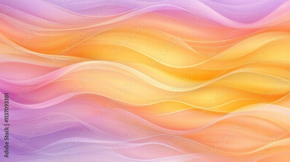 Abstract Pastel Waves Background Abstract Pastel Waves Background