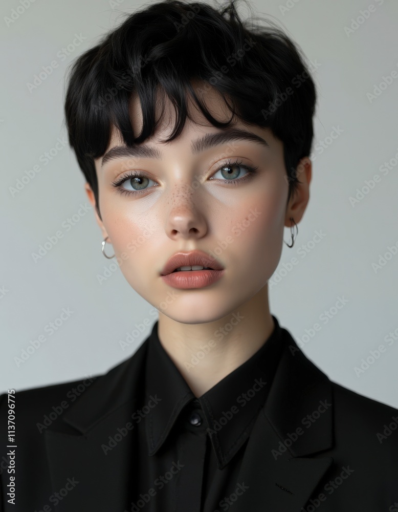 Portrait of a young girl Portrait of a young girl