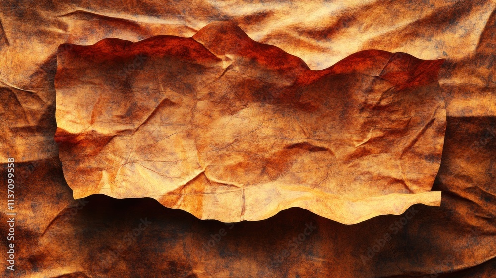 Wrinkled Brown Leather Texture Background Wrinkled Brown Leather Texture Background