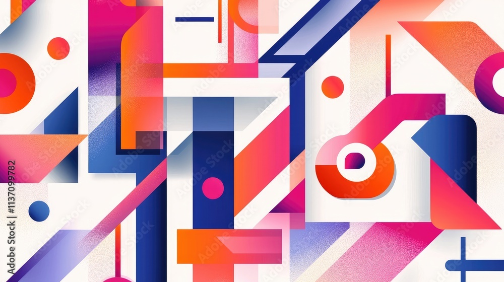 Colorful Abstract Geometric Shapes with Bold Hues and Layered Designs Perfect for Modern Art Applications and Creative Projects Colorful Abstract Geometric Shapes with Bold Hues and Layered Designs Perfect for Modern Art Applications and Creative Projects