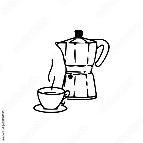 coffee maker vector design