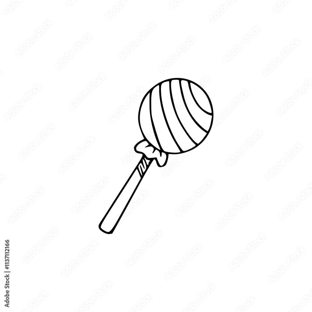 cartoon of a lollipop isolated on white cartoon of a lollipop isolated on white