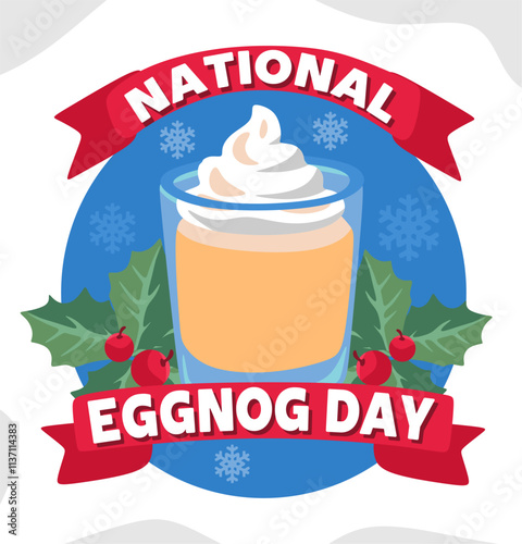 national eggnog day with delicious eggnog