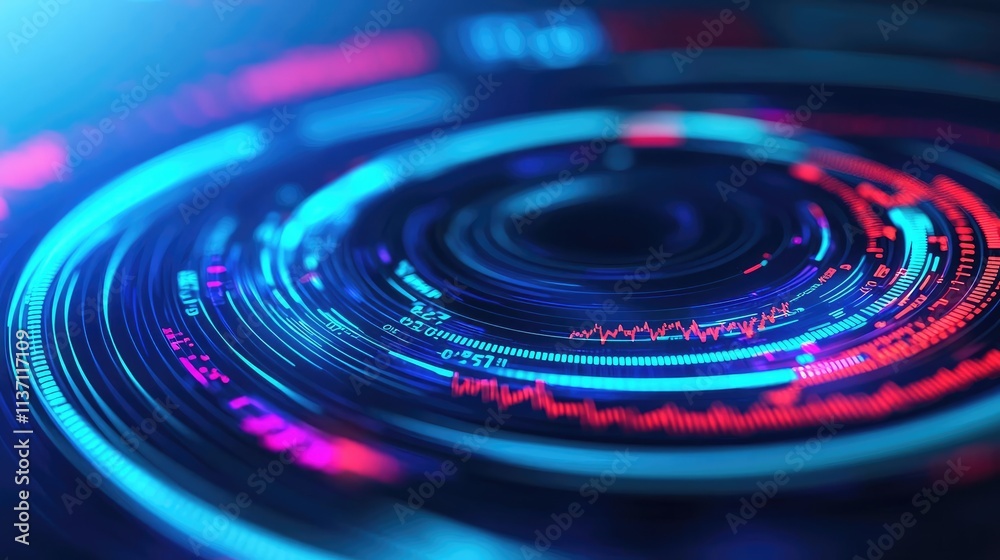 Weather forecast concept. Futuristic digital interface with glowing lines and patterns in vibrant colors. Weather forecast concept. Futuristic digital interface with glowing lines and patterns in vibrant colors.