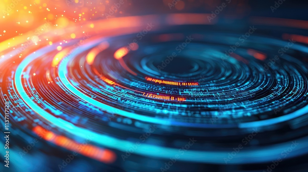 Weather forecast concept. Abstract swirl of digital data with vibrant colors creating a mesmerizing effect. Weather forecast concept. Abstract swirl of digital data with vibrant colors creating a mesmerizing effect.