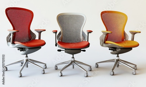 Modern Office Chairs: Ergonomic Design, Stylish Colors, Comfortable Seating for Productivity