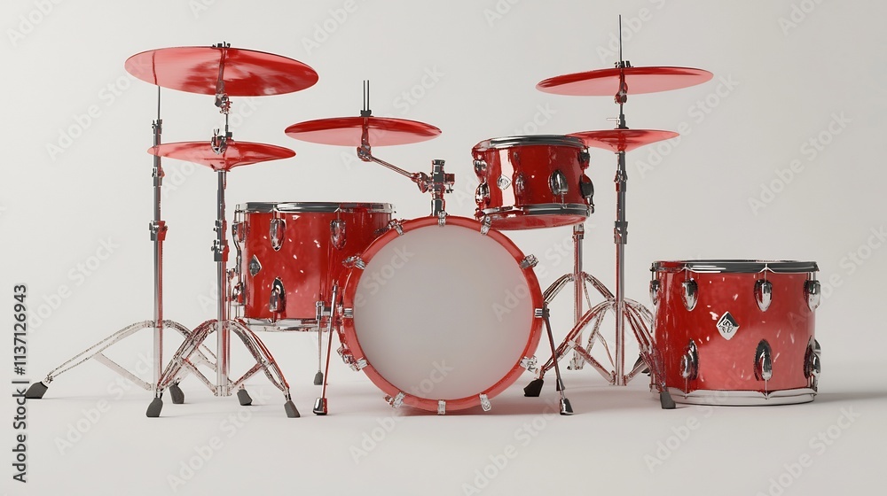 Red Drum Kit: A Studio Setup Red Drum Kit: A Studio Setup