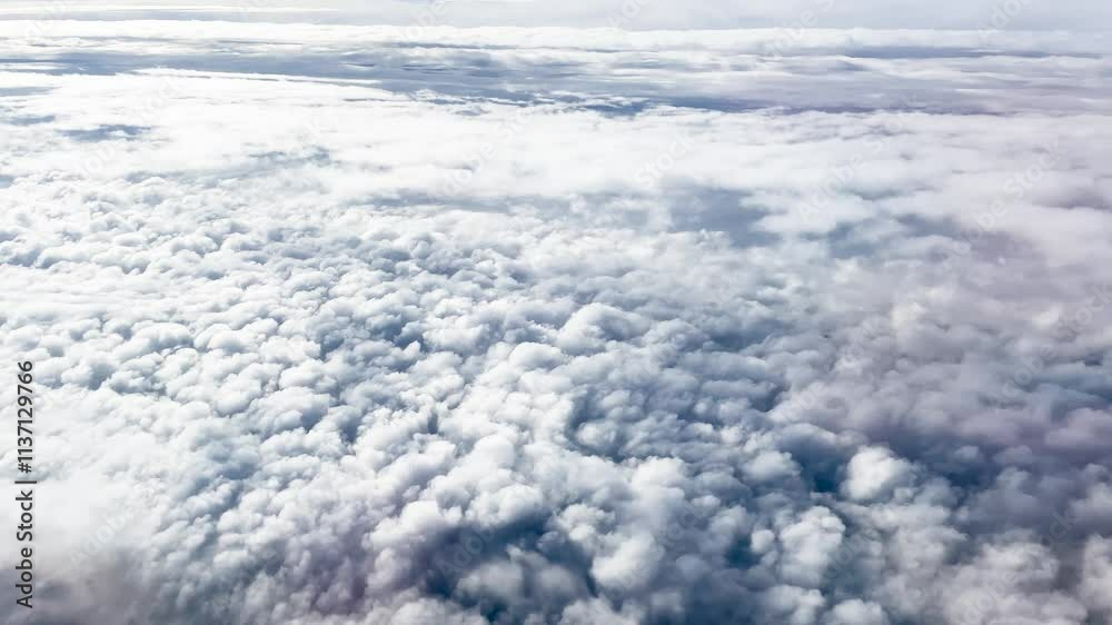 雲の流れ 飛行機からの景色 タイムラプス 雲の流れ 飛行機からの景色 タイムラプス