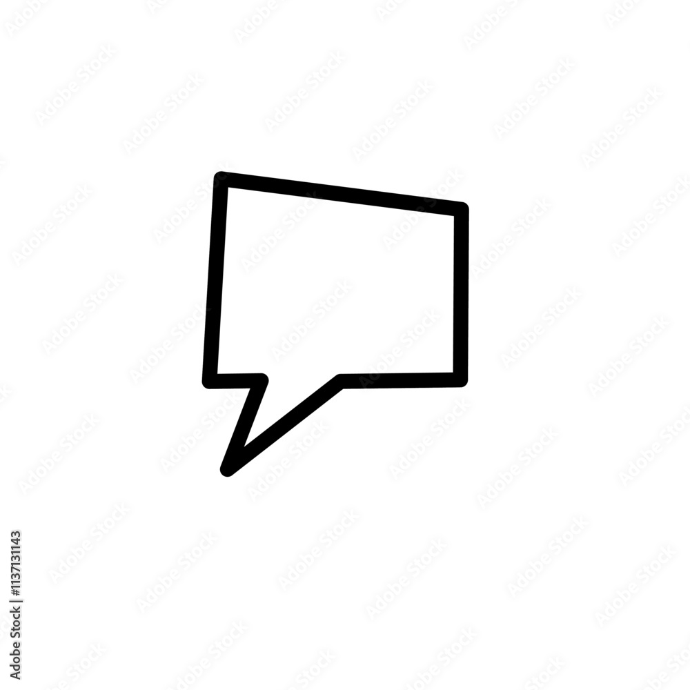 Blank empty vector white speech bubbles. Speak bubble text, cartoon chatting box, message box. Cartoon balloon word design Blank empty vector white speech bubbles. Speak bubble text, cartoon chatting box, message box. Cartoon balloon word design